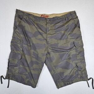 Plugg Cargo Shorts Men's W 46 Hybrid Utility Casual Outdoor Fishing Camo Hiking